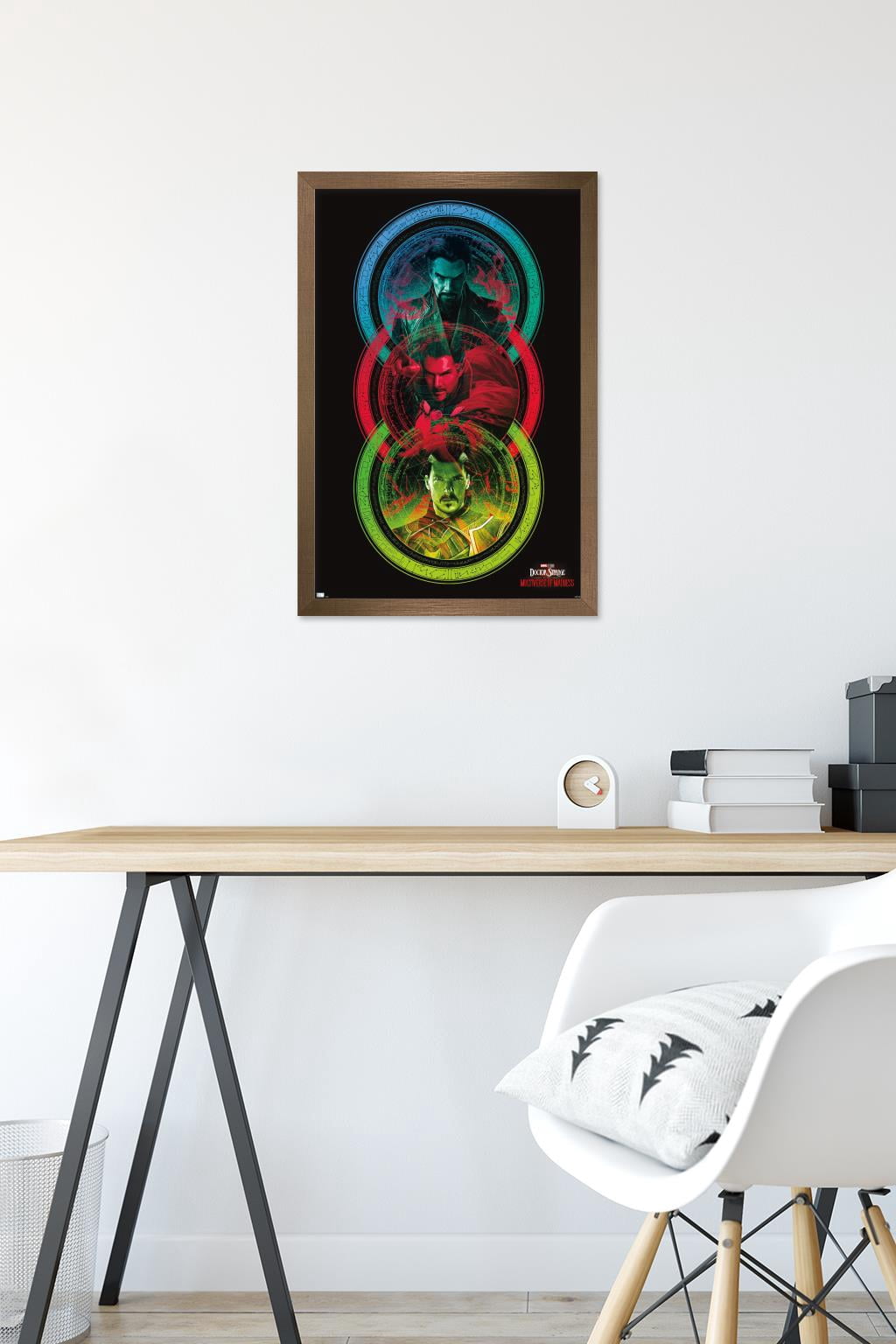 Marvel Doctor Strange in the Multiverse of Madness - Tricolor Wall Poster, 14.725" x 22.375" Framed