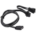 thumbnail image 1 of (12V 4PIN) El Cable Adaptador Control Sincronización La Placa Base Controlar Luz/radiadores Admite Placas Base Gigabyte/MSI/ASUS RGB (12V 4PIN), 1 of 7