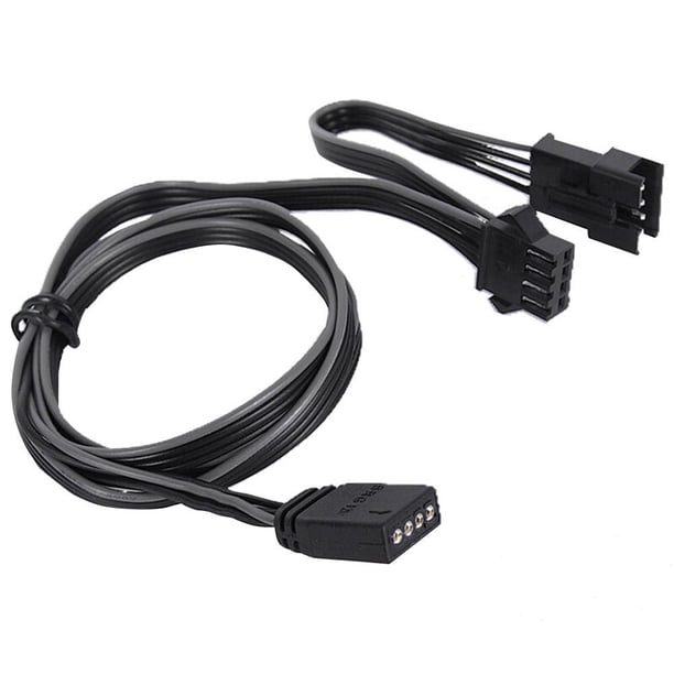 Cable de extensión de conector RGB para placa base Giga/Microstar/A-sus (12 V 4 pines)