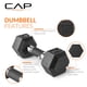 thumbnail image 3 of Coated Dumbbell Weights with Padded Grip, Single, 10 LBS, 3 of 6