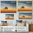 thumbnail image 4 of Designart "Minimalist Country Charm Of The Red Barn I" Barn Floater Framed Canvas Art Print, 4 of 5