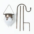 thumbnail image 5 of Set of 2 Hanging Cone Shaped Solar Lights with Shepherd's hook, 5 of 9