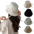 thumbnail image 2 of Convenience Bucket Hat Moisture Wicking Fisherman Hat Sunproof Fisherman Hat for Adult Fishing Cycling Hiking Camping Khaki, 2 of 4