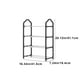 thumbnail image 3 of Shoe Rack Organizer | 4-Tier Metal Storage Shelf Polypropylene Steel | Entryway Closet Bedroom | Easy Assembly | Space Saving Shoe Stand | White or Pink | 20.47x7.48x1.57in | 1 Piece, 3 of 9