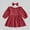 F-141Wine, variant on ZHOGXU Kids Girls Dress Long Sleeve Round Neck Solid Color Comfortable Fashiona Elegant Dresses For Casual Daily Wear,Beige,18-24 Months