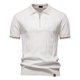 thumbnail image 1 of pstuiky camisetas de hombre, Suéter informal de manga corta con cuello vuelto, cómodo y liso para hombre camisas casuales para hombre l, 1 of 9
