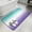 Multicolor, variant on Blue Turquoise White Washable Area Rugs for Living Room Bedroom, Large Non Slip Indoor Floor Carpet Absorbent Low Pile Modern Minimalism Ocean Ombre Door Mat Rugs for Bathroom Entryway 47.2"x63"