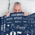 thumbnail image 4 of Yibo 90th Birthday Gifts for Women Blanket Flannel Soft and Comfortable Anti-static Bed Sofa Blanket, 4 of 7