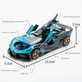 thumbnail image 5 of 1/32 Bugatti Bolide Alloy Sport Car Model Toys Simulation Diecasts Metal Vehicle With Sound Light Pull Back Decoration Boy Gifts, 5 of 9