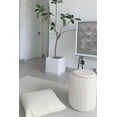 thumbnail image 2 of Space-Saving Honeycomb Design Folding Stool - Compact 12.6x14.6in Portable Seating with Non-Slip Surface, Sturdy Paper Board Construction, Easy Clean Cushion - Ideal for Indoor/Outdoor Use, Available, 2 of 6