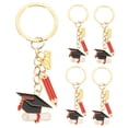 thumbnail image 5 of NICEXMAS Graduation Keychain Nicexmas Multi Color Zinc Alloy for Home 5Pcs, 5 of 8
