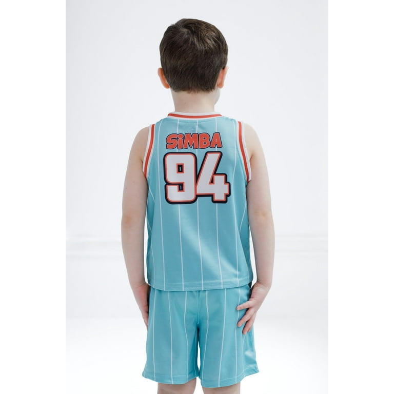 Disney Lion King Simba Timon Pumbaa Mesh Jersey Athletic Tank Top