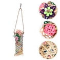 thumbnail image 3 of CIMAXIC Parrot Chew Strand Wooden Bird Parakeet Bite Molar Toy Rattan Hanging Toy,15.35"X2.36"X1.57", 3 of 5