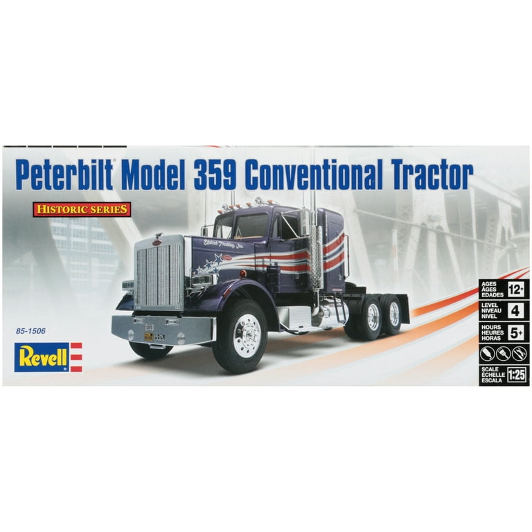 Peterbilt 359 Truck Tractor Level 5 Model Kit 1/25 Scale