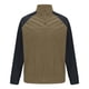 thumbnail image 4 of pstuiky camisetas de manga larga para hombre, Suéter informal de patchwork para hombre, blusa abotonada con cuello alto y manga larga a la moda camisetas de hombre m, 4 of 6