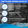 thumbnail image 5 of Splash Rinse Dishwasher Cleaner Tablets - Deep Cleaning For All Dishwasher Machine Models, 5 of 6