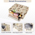 thumbnail image 3 of FORMRS Womens Corduroy Tote Bag Crossbody Shoulder Purse Handbag with Detachable Strap, Musical Animals Pattern, 3 of 7