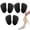 3Pairs Black#004, variant on Metatarsal Pads Women, Shoe Inserts for Women, Ball of Foot Cushions Relief and Comfort, One Size Fits Any(5Pairs)