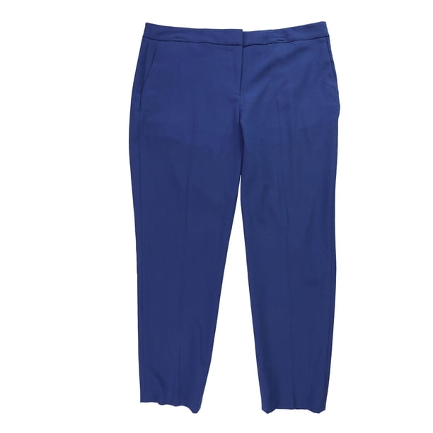 bar III Womens Cropped Slim Fit Pencil Dress Pants storm 16x29