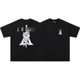 thumbnail image 4 of High Version Collection AMIRI T-shirt à Manches Courtes d'Été Imprimé Encre Fluide Éclaboussures Col Rond pour Hommes, 4 of 7