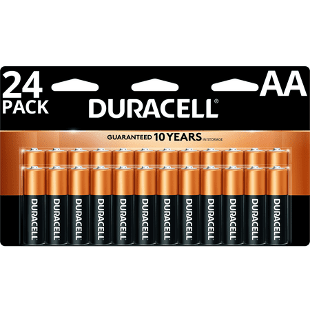 Duracell 1.5V Coppertop Alkaline AA Batteries 24 (Best Aa Batteries 2019)