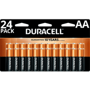 Duracell Coppertop AA Battery, Long Lasting Double A Batteries, 24 Pack
