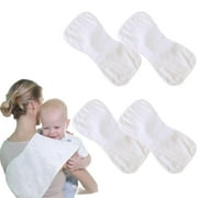4Pcs Muslin Burp Cloths Cotton Thick 8 Layers Hand Wash Cloth Extra Absorbent and Soft for Baby