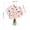 Light Pink, variant on Artificial Peony Bouquet with Raffia Wrap, 27 Heads Faux Silk Flowers for Home Vase, Realistic Farmhouse Decor for Living Room Table and Wedding Centerpiece