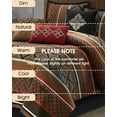thumbnail image 3 of Lanco Jacquard 7 Piece Comforter Set, Red, Queen, Geometric, 100% Polyester & Fill, 3 of 7