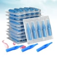 thumbnail image 2 of MasteelfCA 100pcs Mixed Disposable Nozzle Tip Professional Disinfection Needle Mouth (Blue), 2 of 7