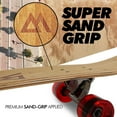 thumbnail image 3 of Magneto 44 inch Kicktail Cruiser Longboard Skateboard | Bamboo and Hard Maple Deck | Made for Adults, Teens, and Kids (Red), 3 of 6