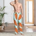 thumbnail image 6 of Lsque Cartoon Carrot Print Men's Pajama Pants, Lounge Pant - Comfortable Home Wear,Elastic Waistband, Stylish Design-XX-Large, 6 of 9