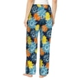 thumbnail image 3 of Goofa Sunflowers Printed Soft Pajama Pants for Women, Wide Leg Comfy Casual Lounge Yoga Pants-XX-Large, 3 of 9