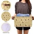 thumbnail image 3 of Yayeee Canvas Storage Basket with Handles for Shelves Fabric Bins Closet Organizer, Cute Bee Pattern, 3 of 8