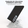 thumbnail image 4 of Aramid Fiber Case for Samsung Galaxy Z Fold 4 Case Aramid Fiber Thin Fit Slim Minimalist 6 FT Military Grade Drop Protection Case with Wireless Charging, Black, 4 of 7