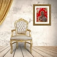 thumbnail image 3 of Wiley, Marta 15x18 Gold Ornate Wood Framed with Double Matting Museum Art Print Titled - African VII Red-Beige, 3 of 4