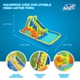 thumbnail image 3 of Bestway H2OGO! AquaRace Kids Inflatable Outdoor Water Park with Air Blower, 3 of 11