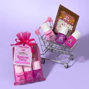 Piggy Paint Rainbow Party Gift Set for Kids, 3 Non-toxic Nail Polishes & Nail Art