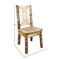 thumbnail image 2 of Glacier Country Collection Side Chair w/ Ergonomic Wooden Seat, 2 of 8