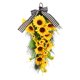 thumbnail image 1 of Moluckfu Adorno Colgante De Guirnalda De Girasoles Artificiales Para Jardín Y Porche Rústico, 1 of 7