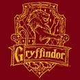 thumbnail image 2 of Men's Harry Potter Gryffindor Line Art Crest  Graphic T-Shirt, 2 of 5