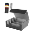 thumbnail image 1 of MERIGLARE Card Deck Box Can Hold 1800+ Cards Premium Display Trading Cards Storage Box Gray, 1 of 9