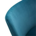 thumbnail image 5 of Carter Barstool, Adjustable Height, Swivel, Blue Velvet Seat, Rose Gold base, 5 of 5