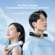 thumbnail image 4 of Portable Neck Fan Bladeless Individual Fan with 3 Speeds Adjustable Rechargeable Small Cooling Fan for Home, Office, Travel, 4 of 5