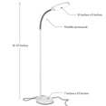 thumbnail image 4 of Litespan Slim LED Floor Lamp - White, 4 of 10