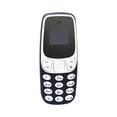 thumbnail image 1 of Teléfono móvil Teléfono GSM Teléfono móvil Red 2G Recargable Tarjeta SIM dual Teléfono Reproductor de música, Oro negro Inevent EL2669-04B, 1 of 7