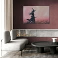 thumbnail image 2 of JFHCQJPK Witch in the Forest Halloween Print Wall Art Poster Witch Decor Vintage Print Dark College Wall Art Victorian Gothic Room Decor Canvas Wall Print8x12in Metal blackFramed, 2 of 8