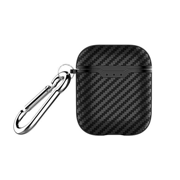 KAKOWELY Simple Wireless Earphone Box Protection Shell Holster Protective Case for Airpods (Black),2.24"X1.89"X0.98"