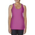 thumbnail image 1 of Comfort Colors - Camiseta de tirantes con espalda de nadador para mujer (Frambuesa), 1 of 1