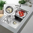 thumbnail image 5 of Tapón de colador de fregadero de acero inoxidable para su cocina y baño - Diámetro 79,3 mm, 5 of 5